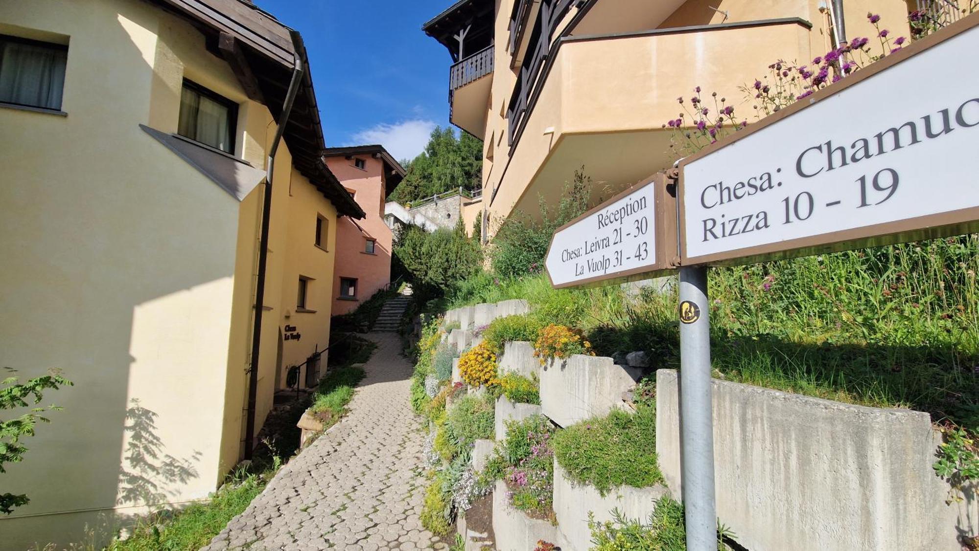 Chesa Bellaval, Haus Chamuotsch 2 1 2-Zimmerwohnung Silvaplana Eksteriør bilde